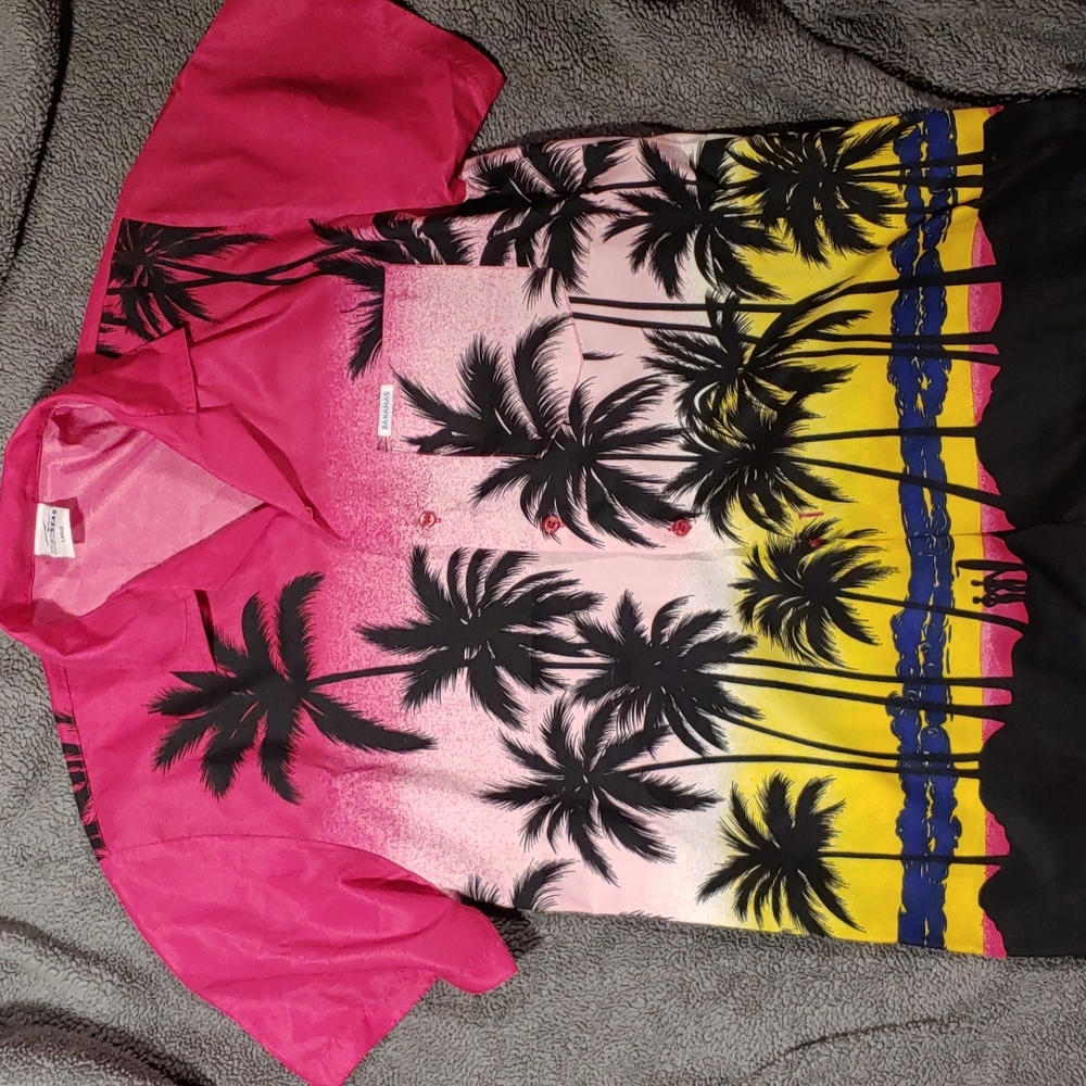 Bahamas Hawaiian Style button up